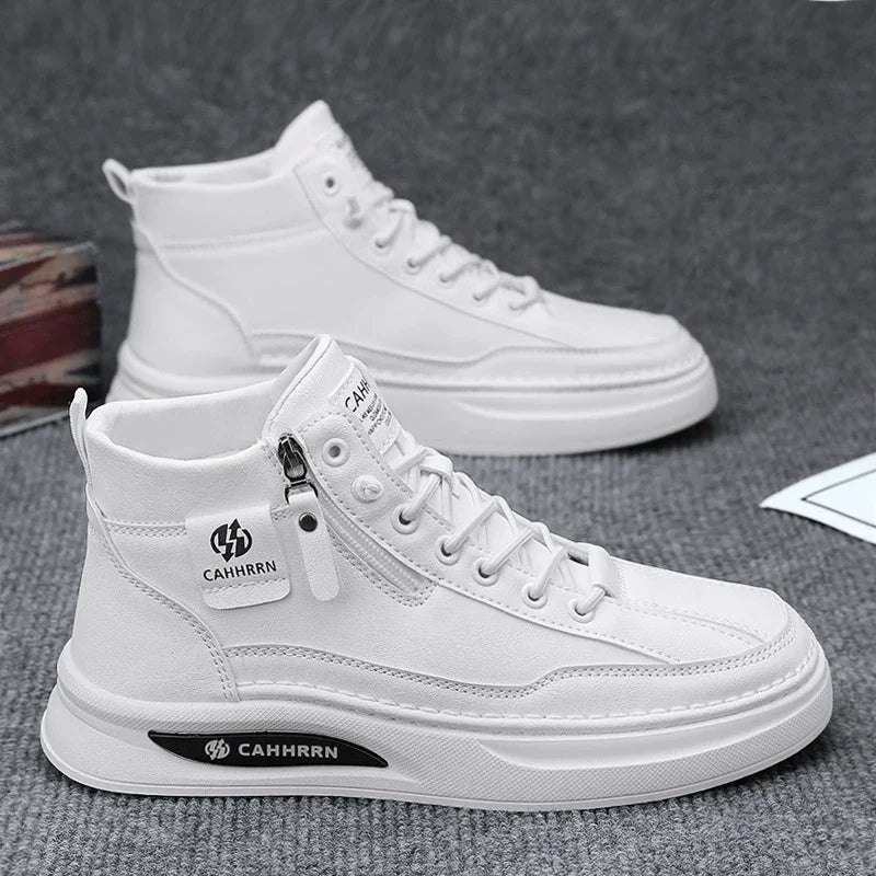 Male Sneakers High-top Loafers Skateboard Sports and Leisure Shoes for Men Men's Sneakers Non-Slip Soft and Comfortable New